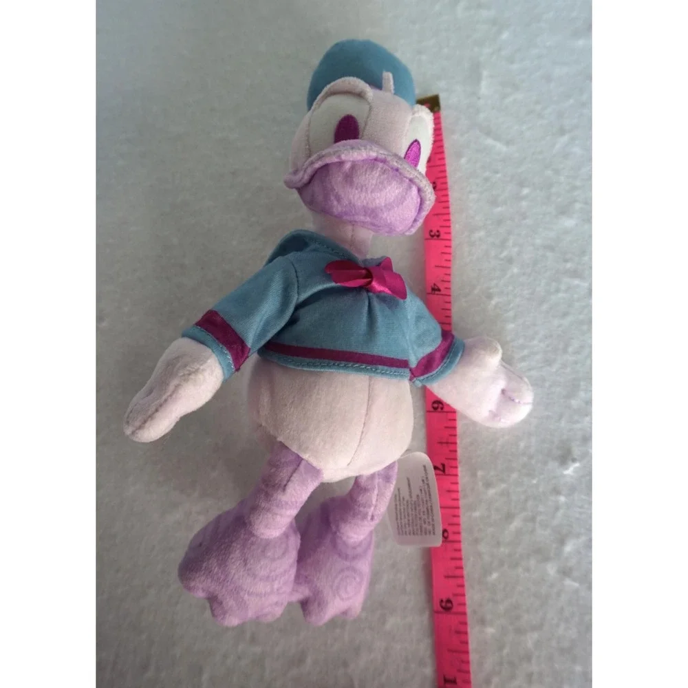 Disney World 50th Anniversary Plush Set Mickey Donald Goofy Pluto Purple 4pc